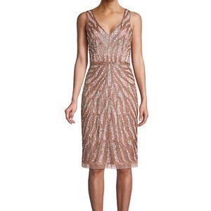 Aidan Mattox Sequin Cocktail Dress